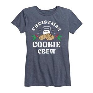 Women's - Instant Message - Christmas Cookie Crew Short Sleeve Graphic T-Shirt - 1 of 4