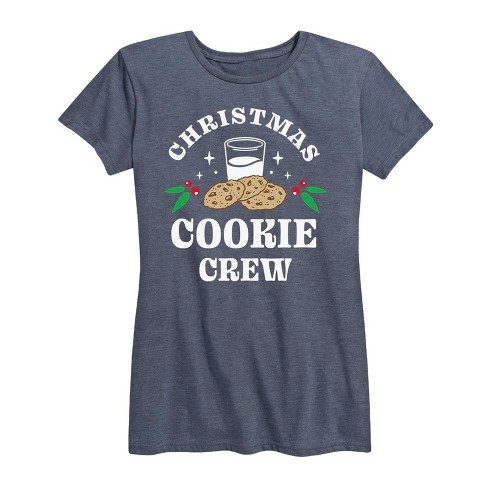 Women's - Instant Message - Christmas Cookie Crew Short Sleeve Graphic T-Shirt - image 1 of 4