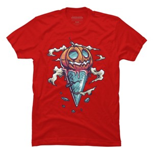 Men's Design By Humans ice cream halloween By onemoredesign T-Shirt - 1 of 2