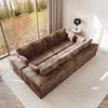 WJSHome 134 Inch Modular Cloud Couch, Boneless Sectional Couches for Living Room, Deep Seat Corduroy Fabric No Assembly Required Sleeper Sofa - 4 of 4