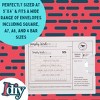 Letter Envelope Addressing Stencil - Template Ruler Guide for Perfectly Even Addressing- Compatible with All Letters (2 Pack) - Great for Sending - image 3 of 3