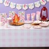 Blue Panda 183 Piece Girls One Happy Camper Birthday Party Supplies with Plates, Napkins, Cups, Goodie Bags, Tablecloth, Banner and Cutlery (Serves - 2 of 4