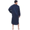 Alexander Del Rossa Mens Satin Nightshirt, Long Lightweight Woven Kaftan - 2 of 4