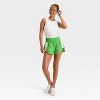 Women's Woven High-Rise Contrast Shorts - JoyLab™ - 3 of 3