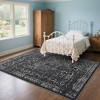 Vintage Washable Area Rug – Distressed Non-Slip Stain-Resistant Carpet for Living Room, Bedroom, Office - 3 of 4