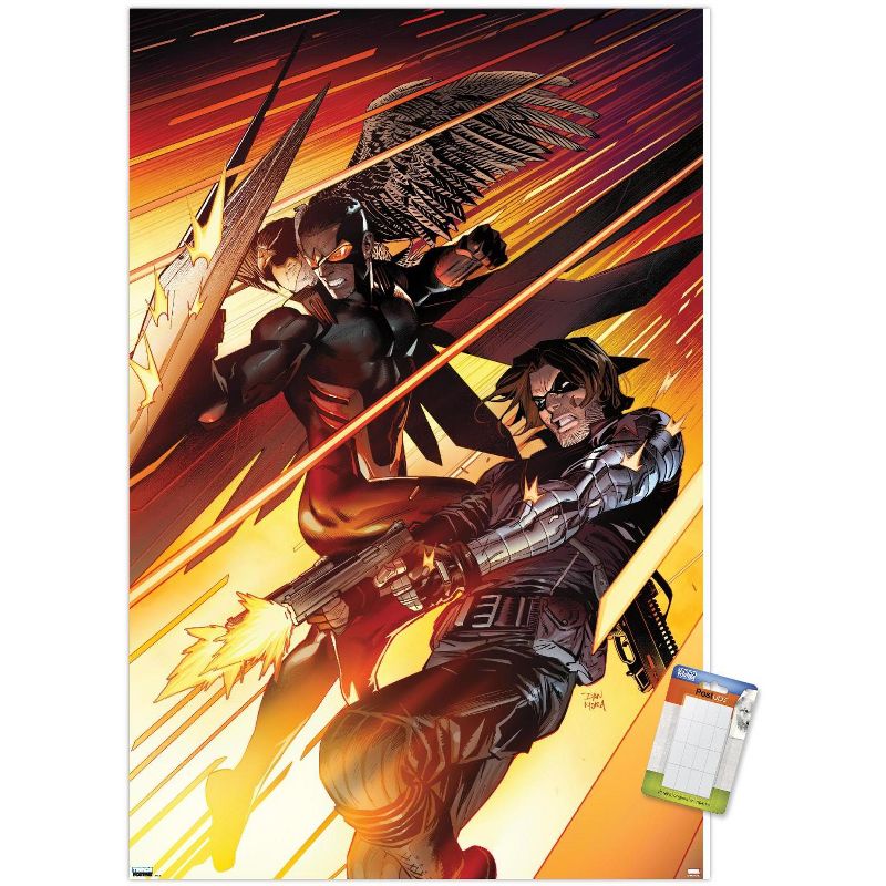 Trends International Marvel Comics Falcon and Winter Soldier - Team-Up Unframed Wall Poster Prints, 1 of 7