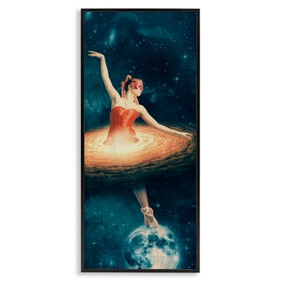 Stupell Industries Dancing Ballerina Surreal Nebula Dress, 10" x 24"