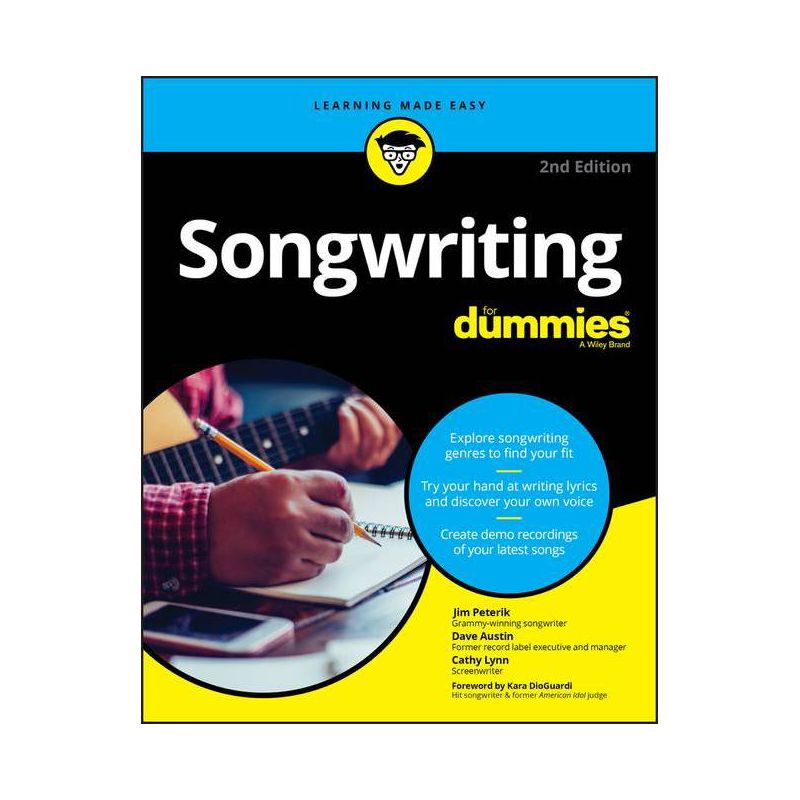 Songwriting for Dummies - 2nd Edition by  Jim Peterik & Dave Austin & Cathy Lynn (Paperback), 1 of 2