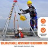 VEVOR Confined Space Tripod Kit, Confined Space Tripod 7' Legs and 98' Cable, Rescue Tripod 32.8' Fall Protection, 1800 lbs Winch Silver - 3 of 4