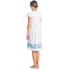 Casual Nights Women's Cap Sleeves Floral Lace Nightgown - 3 of 4
