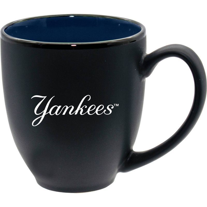 MLB New York Yankees 15oz Inner Color Black Coffee Mug, 2 of 4