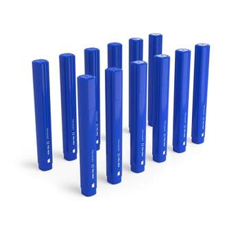 Avery® 8886 Marks-A-Lot Large Blue Chisel Tip Desk Style Permanent Marker -  12/Pack