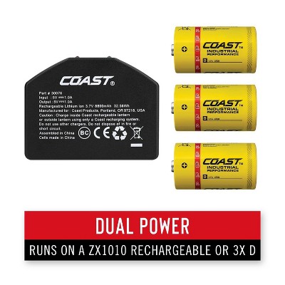 Coast EAL22 Black LED Emergency Lantern with Polycarbonate Dome