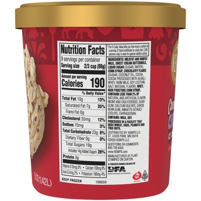 Kemps Chocolate Chip Ice Cream - 48 fl oz