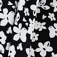 black white flower