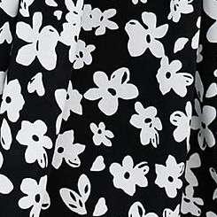 black white flower