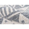 2'x3' Mallorca Alistar Accent Rug Gray - Momeni: Modern Geometric Wool, Handmade, Low Pile, Indoor Use - 4 of 4