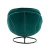 XINGHANZHENXUAN Modern Velvet Accent Chair with Ottoman, Armless Lounge Set for Living Room, Bedroom - 4 of 4