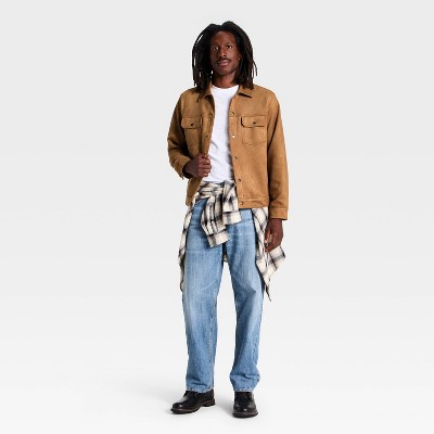Men's Vegan Suede Jacket - Goodfellow & Co image 3