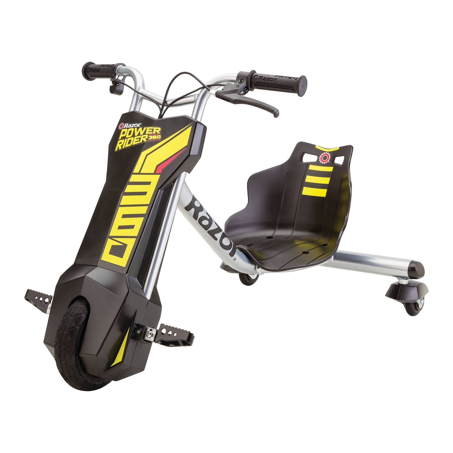 Razor PowerRider 360 Electric Trike - Black/Yellow
