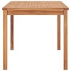vidaXL Dining Table Warm brown Solid teak wood 55.1x31.5x30.3 in Tough - 4 of 4