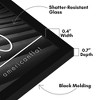 Americanflat 10x10 Picture Frame with Shatter-Resistant Glass - Streamline Collection - Thin Square Picture Frame for Tabletop and Wall Display, Black - 3 of 4