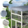 ORRD 62.6" Outdoor Wooden Catio – Large Cat Enclosure w/ Waterproof Roof, 2 Houses & Platforms, Rust-Proof - 4 of 4