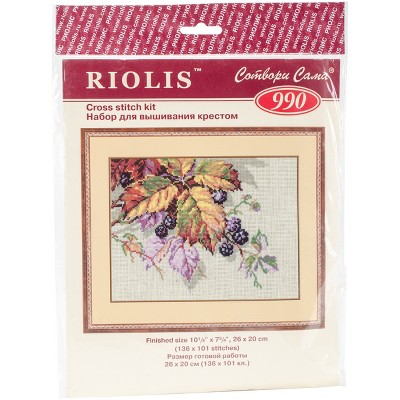 Riolis Counted Cross Stitch Kit 7x9.5-boys Birth Announcement (14 Count)  : Target