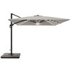 Sonkuki 10×10FT Outdoor LED Cantilever Patio Umbrella w/Base, 360° Rotation and Infinite Canopy Angle Adjustment - 2 of 4