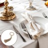 Unique Bargains Napkin Rings Wooden Bead Tassel Wood Light Brown 1 Pc - 2 of 3