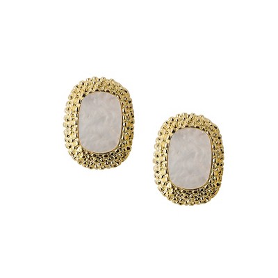 Women's The Celeste Stud Earrings - Pearl White