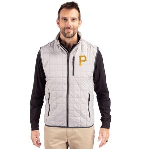 Pittsburgh Pirates Cutter & Buck Rainier PrimaLoft® Mens Eco Insulated Full Zip Puffer Vest - 1 of 1