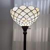 Amora Lighting Tiffany Style Torchiere Floor Lamp 72" High - 2 of 4