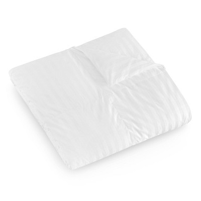 King White Cotton Reversible Down Comforter