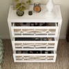 FUFU&GAGA White 3-Drawer Chest Dresser for Bedroom - 2 of 4