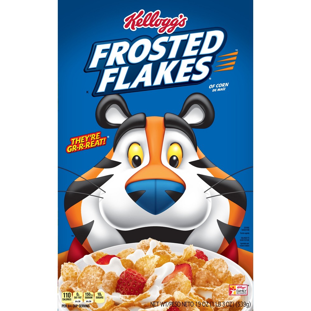 UPC 038000596582 product image for Frosted Flakes Breakfast Cereal - 19oz - Kellogg's | upcitemdb.com