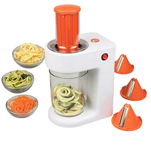 Masterchef Electric Spiralizer- 3-in-1 Vegetable Noodle Pasta Maker W 3 ...