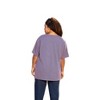 Women's Jersey Short Sleeve V-Neck Tunic - Plus - On The Plus Side - image 3 of 4