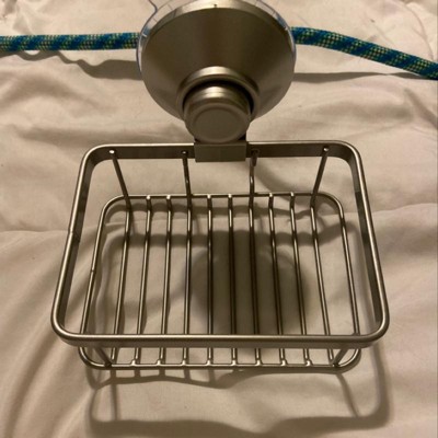 Idesign Everett Push Lock Suction Soap Dish Silver : Target