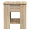 vidaXL Coffee Table Sonoma Oak 39.8"x19.3"x20.5" Engineered Wood - 4 of 4
