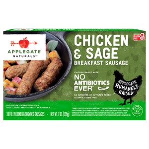 Applegate Naturals Chicken & Sage Breakfast Sausages - Frozen - 7oz/10ct - 1 of 4