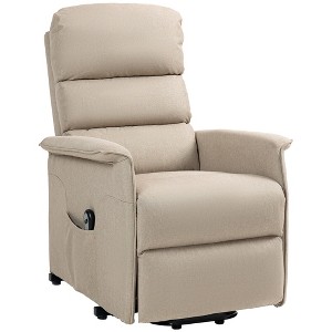 Aghana Digitals Grey Power Lift Recliner with 2 Remote Controls, 2 Waist Vibration Massage Modes, - 1 of 4