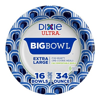 Dixie Ultra 9 Deep Dish Paper Plates - 28oz/18ct : Target