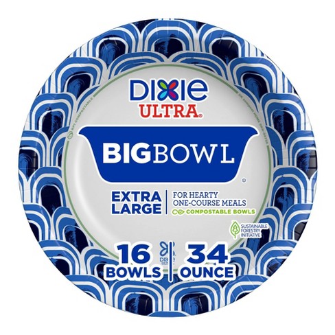 Dixie Paper Plates, 10 1/16 inch, Dinner Size Printed Disposable Plate, 44  Count (Pack of 5) , Packaging and Design May Vary