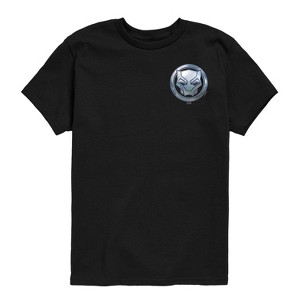 Boys' - Marvel - Black Panther Circle Logo Short Sleeve Graphic T-Shirt - 1 of 4