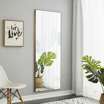LOVMOR Solid wood frame long mirror¨