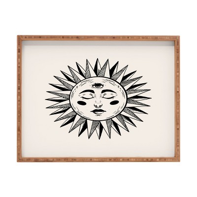 Avenie Vintage Sun I Rectangular Tray -Deny Designs