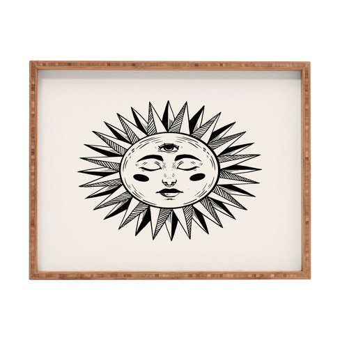 Avenie Vintage Sun I Small Acrylic Tray - Deny Designs