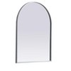 Elegant Lighting Metal Frame Arch Mirror 22x30 Inch in Silver - 3 of 4