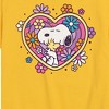 Boys' - Peanuts - Hug Heart Flower Short Sleeve Graphic T-Shirt - 2 of 4